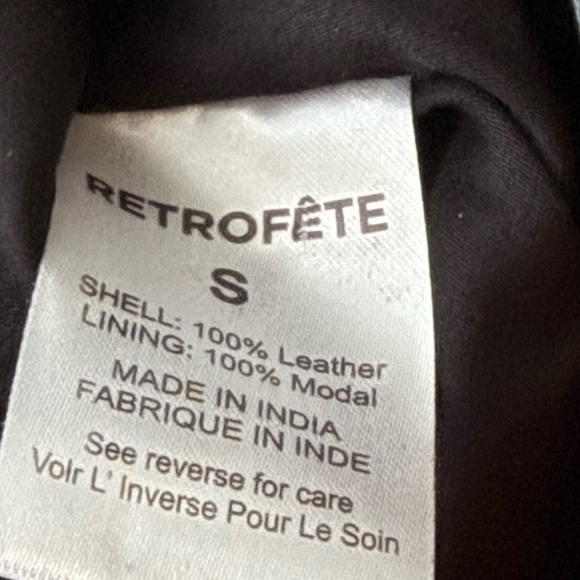 Retrofete RHYA Embellished Leather Dress $1998 Size Small S - Picture 15 of 16